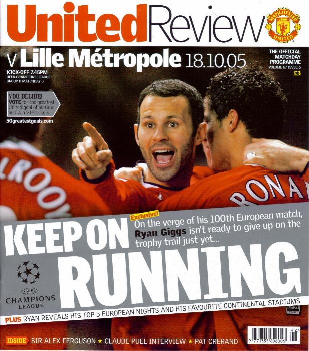 2005/06 CHAMPIONS LEAGUE - MAN UTD v LILLE